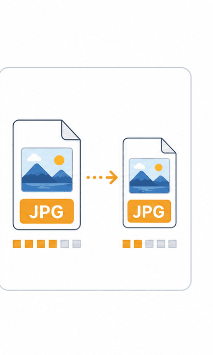 JPG Compressor support illustration showing version comparison
