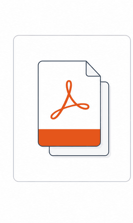 PDF to JPG Converter support illustration showing pdf source pages