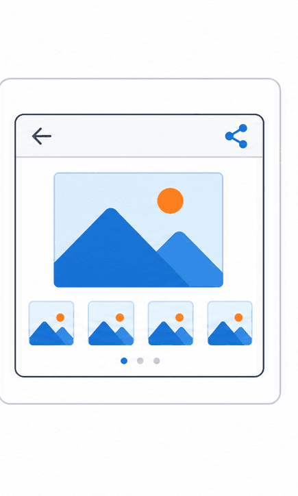 PDF to JPG Converter support illustration showing preview placement