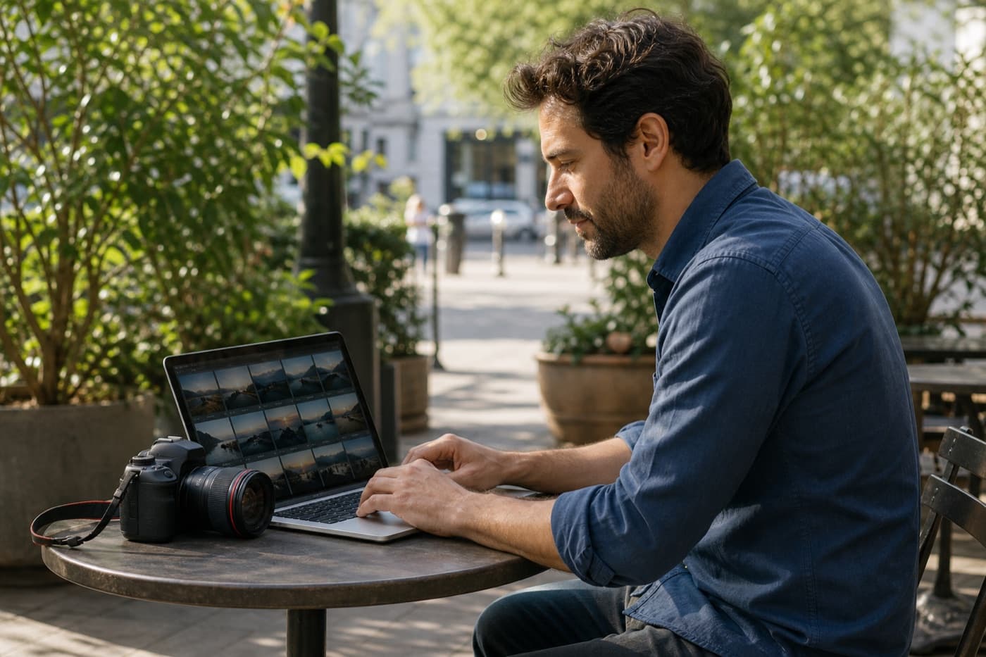 Compress image workflow example