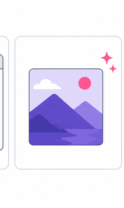Instagram Post Resizer support illustration showing feed-ready export