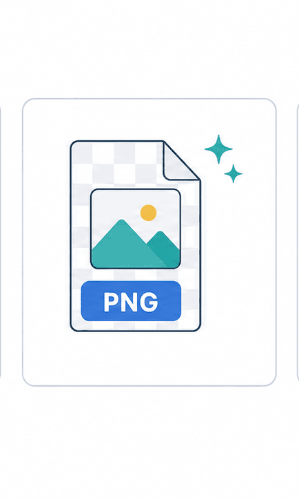 WebP to PNG Converter support illustration showing png output preview